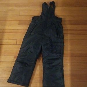 Black Arctic snow suit